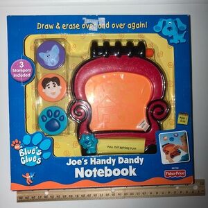 Fisher-Price Blue's Clues Handy Dandy Notebook - NIB